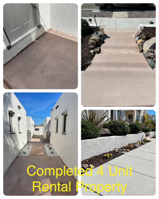 Rental Property Pressure Washing in San Diego, CA