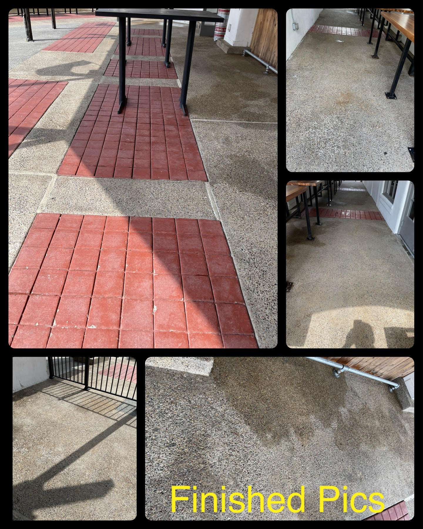 Cover photo commercial patio cleaning