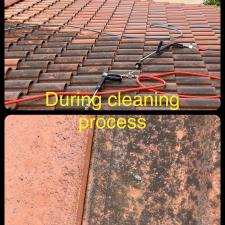 Tile rof cleaning